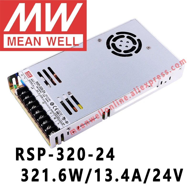 Бренд Mean Well представляет RSP-320 серии meanwell(5В/12В/15 V/24 V/48VDC 320 ватт один Выход с PFC Функция Питание Интернет-магазин