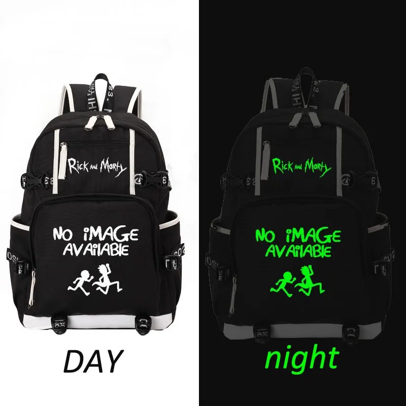 style12 black Рик и Морти школьная сумка Рок-Группа Рюкзак студенческий школьный рюкзак ноутбук рюкзак для отдыха Повседневный Рюкзак - Цвет: style12 black