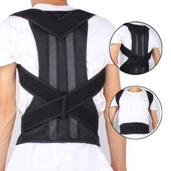 

Adjustable Back Shoulder Corrector Spine Correction Belt Breathable Clavicle Arm Lumbar Shoulder Support Brace for Man Woman
