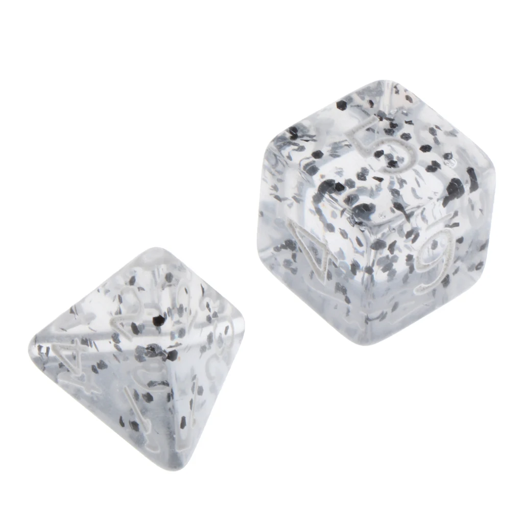 7Pc Multi-sided Dices Set D4-D20 MTG DND RPG Board Game Dice for D&D Roleplaying Party Casino Table Game Toy