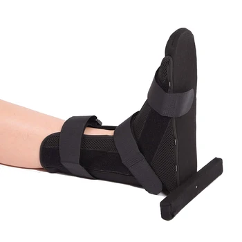

Black Color Ankle Support Feet Sprain Injury Pain Wrap Correction Foot Splint with Bracket 1pc