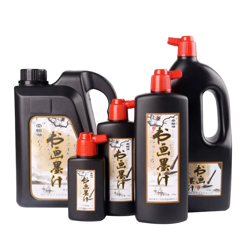 Ink Brush Calligraphy Practice Ink 500/1000g Chinese Painting Liquid Student Copybook Supplies
