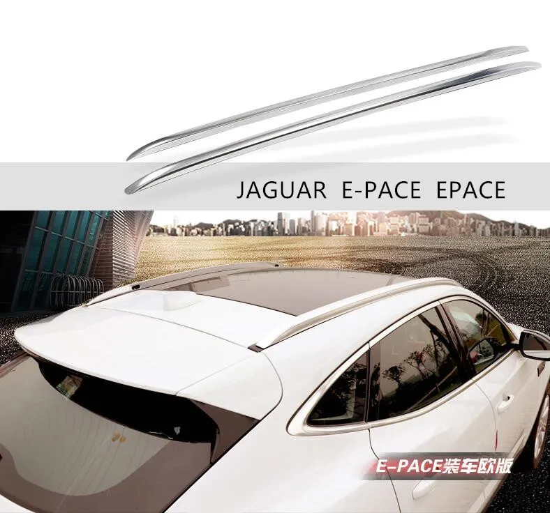 Багажник на крышу для JAGUAR E-PACE E PACE 2018 2019 2020 2021 рейки из алюминиевого сплава