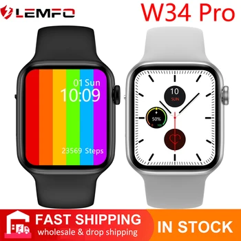 

LEMFO W34 Pro VS IWO 12 Pro 13 Smartwatch Men Women Bluetooth Call 1.75 Inch ECG Smart Watch For Android IOS
