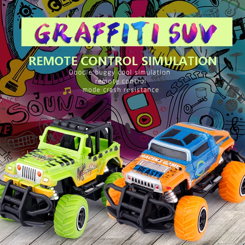 

CSOC Amazon Hot Toys New Four-way Wireless Remote Control Off-road Car Model Children's Toy Car Manufacturer Wholesale Dropship