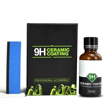 

30ML Car Ceramic Coating Restorer Repellent 9H Ceramic Coating Glass Plated Crystal Liquid Hydrophobic Waterproof Agent