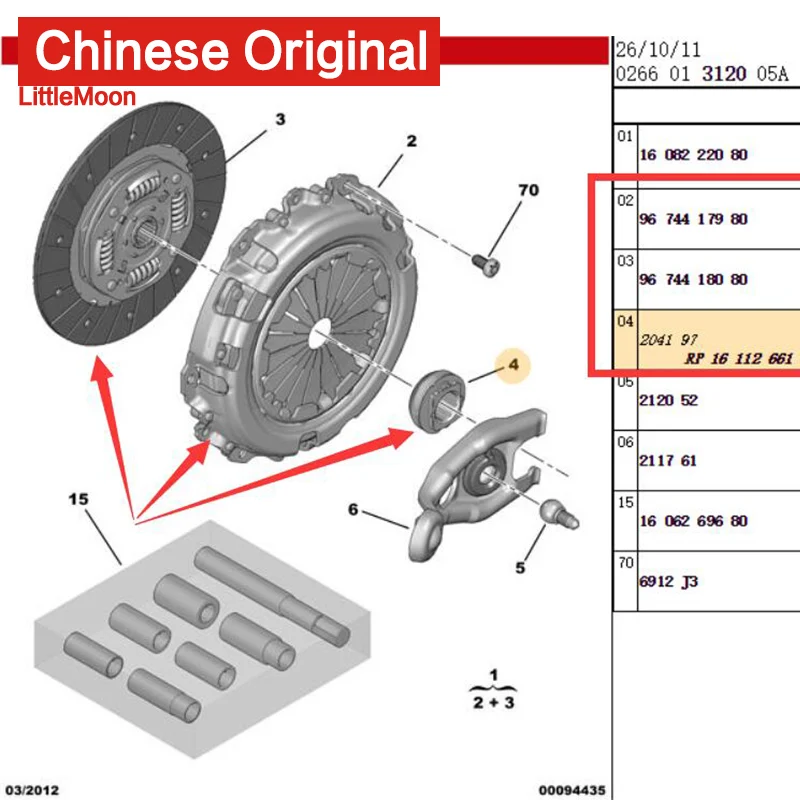 Бренд сцепления в сборе для peugeot 206 207 307 308 408 Citroen C1 C2 C3 C4