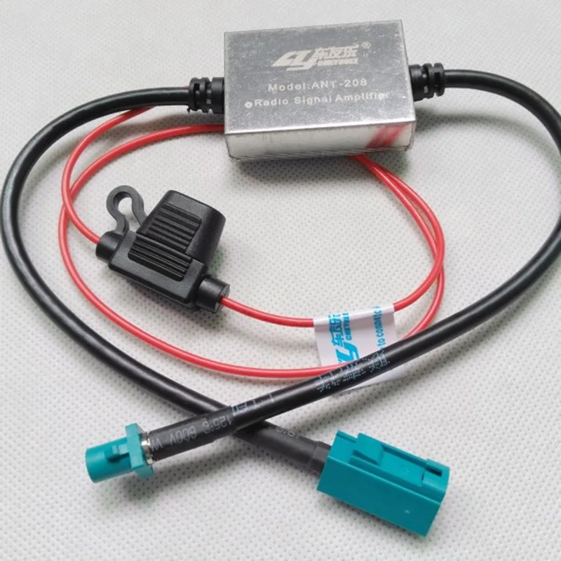 

12V 12V Car Radio Aerial Antenna Signal Booster Amplifier For Car With FAKRA Connector