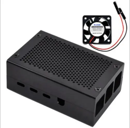 Metal motherboard shell for Raspberry Pi 3 gb with fan box cooling accessories