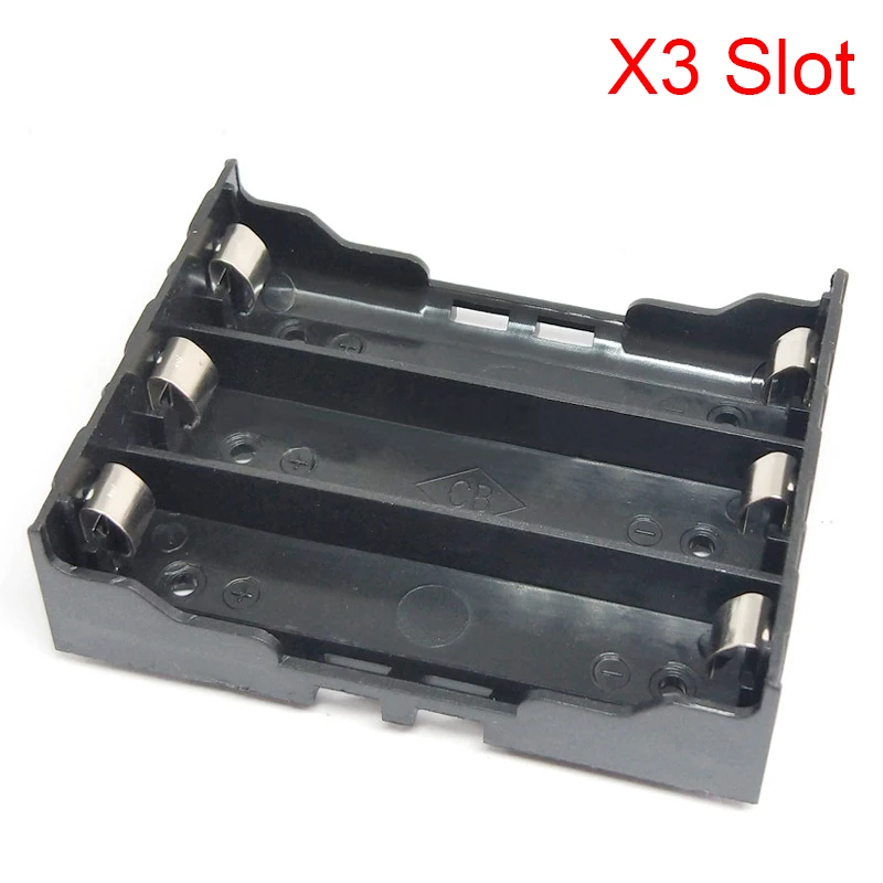 Nuovi casi di banca di potere ABS 18650 fai-da-te 1X 2X 3X 4X 18650 scatola di immagazzinaggio del supporto della batteria custodia 1 2 3 4 batterie a fessura contenitore Pin rigido - immagine 5
