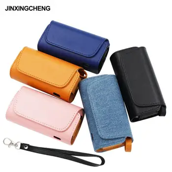 

JINXINGCHENG High Quality Portable 5 Colors Flip Wallet Case for iqos 3.0 Flip Leather Case Double Book Bag Holder for iqos3