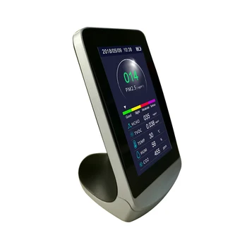 

4.3 Inch Digital LCD Display Multifunctional Professional CO2 PM2.5 PM1.0 PM10 HCHO TVOC AQI Air Quality Analyzer Monitor