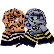 Новинка года; модный детский шарф; имитация шарфа для девочек; теплый длинный шарф для девочек; шаль с кисточками для маленьких девочек; детская одежда с воротником для мальчиков