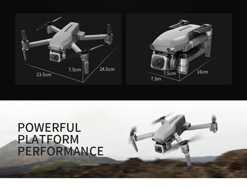 Радиоуправляемый Дрон L109 gps Профессиональный Квадрокоптер с Wi-Fi FPV 4K HD камерой 1 км Контроль расстояния вертолет полёт 25 минут VS F11 SG906