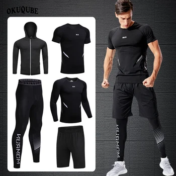 Men's compression gym Tracksuits (in Multi Comb.)