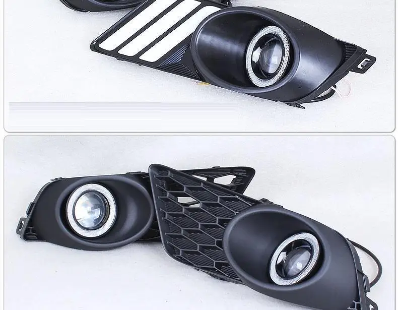 Автомобильные аксессуары Drl внешние Luces Para Автомобильные светодиодные фары передние противотуманные фары 17 для Honda Gienia
