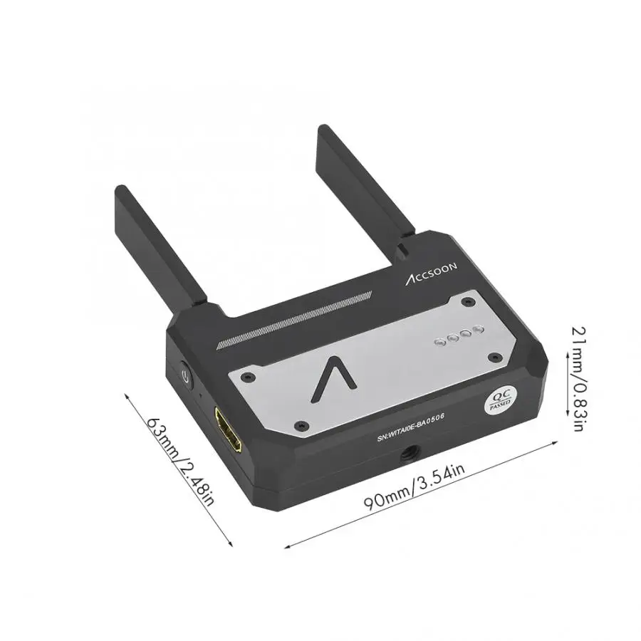 Accsoon CineEye 5G WiFi беспроводной HDMI передатчик передачи изображения от одного до 3 устройств 5180-5240 МГц 5745-5825 МГц передатчик