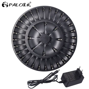 

PALO 36 slots 1.2V AA AAA battery charger rechargeable aa aaa nimh nicd battery smart charger for KTV School Hotel Clubhouse use