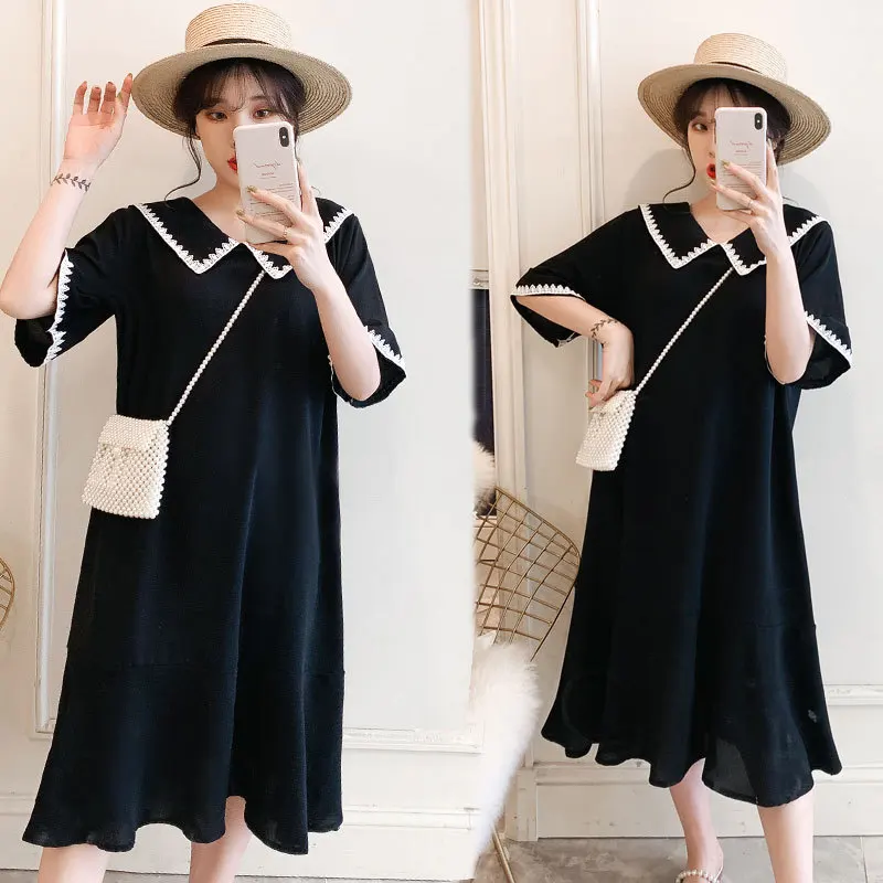 

Shanghai New Europe Sang 2020 Summer New Style WOMEN'S Dress over-the-Knee Dress