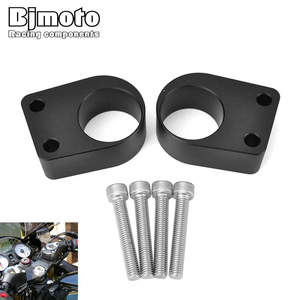 BJMOTO для Kawasaki Ninja 250 Ninja 300 2013- руль зажим стояки 1 дюйм 25 мм мотоцикл жир бар стояк конус поднятого крепления