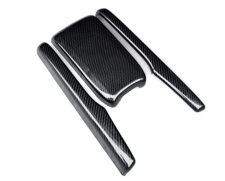 

ABS carbon fiber armrest box protective cover protective cover decorative modification For Honda Civic 10th 2016 2017 2018 2019