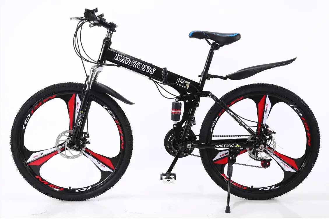 KINGTONG Double disc brake 21/24/27 Speed Mountain Bike 24/26inch Fat Tire Bikes Shock Absorbers Bicycle Free Delivery Snow Bike