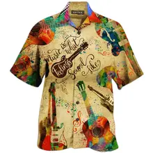 

Men'S Hawaiian Shirt 3d Printing Button Short Sleeve Fashion Loose Cool Beach Collocation Top Summer New Style 2022