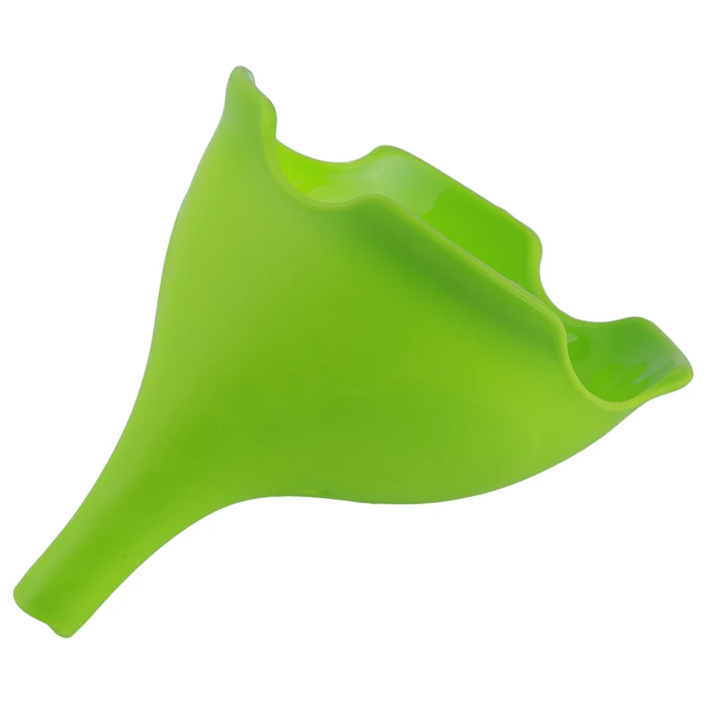 Creative Anti-spill Elephant Plastic Slip On Pour Soup Spout Funnel For Pots Pans And Bowls And Jars Kitchen Tool - Цвет: Зеленый