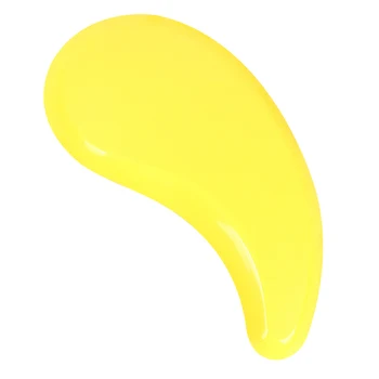 

1PC Plastic Massage Comb Hair Brush Barber Accessories Hot Comb Creative Comma Shape Anti-Knot Hair Straightening Combs (Yellow)