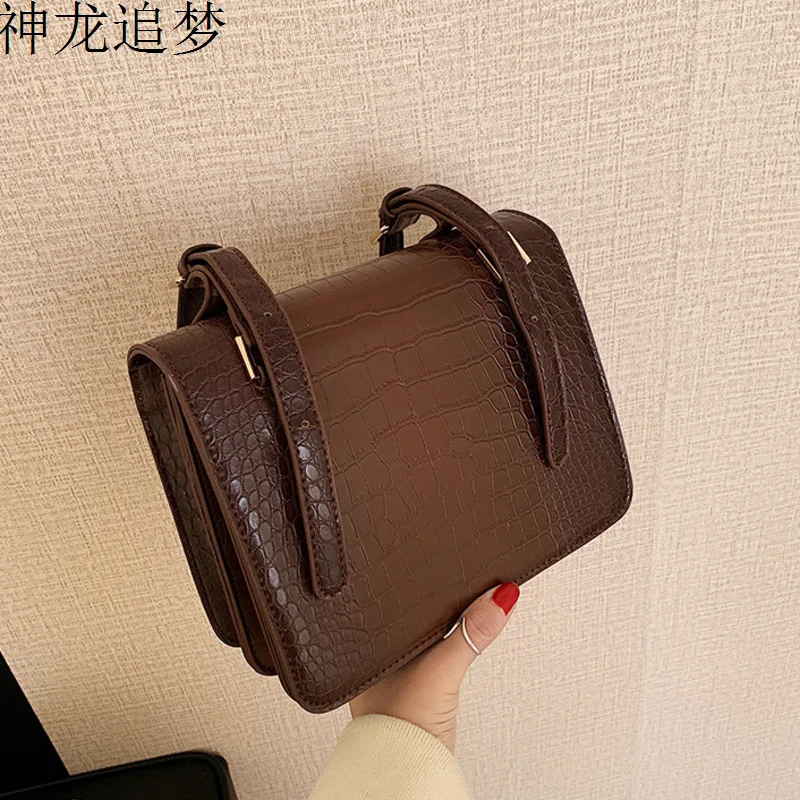 

Female Tote Alligator Leather Crossbody Bags For Women 2020 Luxury Handbags Designer Sac Main Ladies Hand Shoulder Messenger Bag