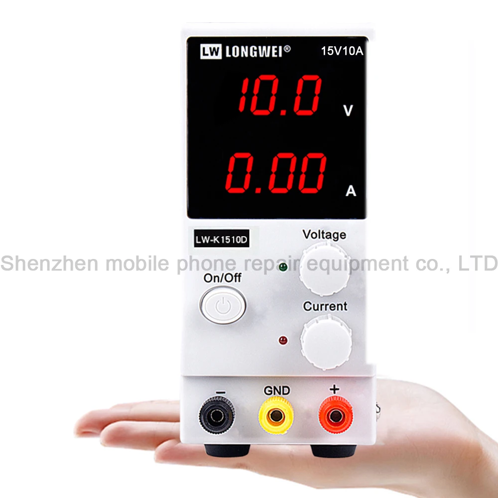 LW-K1510D 15V10A мини Регулируемый переключатель питания постоянного тока цифровой дисплей лабораторный Регулируемый источник питания ремонт телефона тестовый инструмент