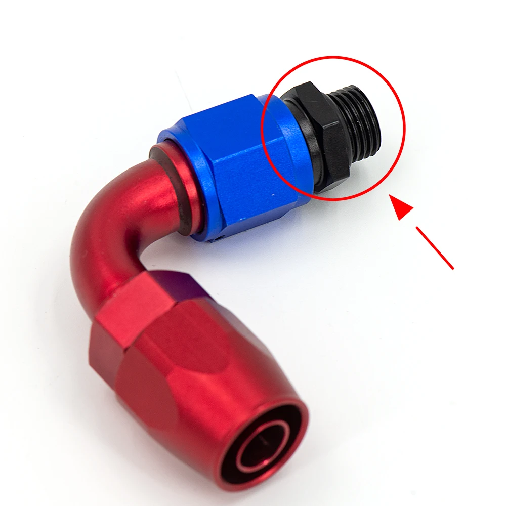 1PCS AN6 8 10 12 to AN to M14 M16 M18x1.5 Metric Fuel Hose Adapter Pipe Thread Fitting CAR OIL COOLER SYSTEM Aluminum Alloy oil line fitting adapter,aluminum hose fitting