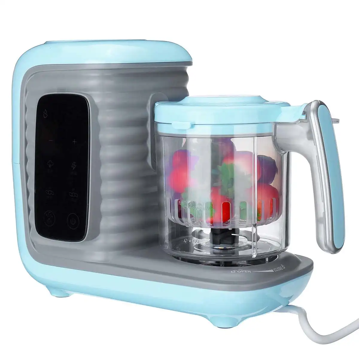 5 in 1 Baby Feeding Food Maker New Children Multi-function Baby Food Processor Smart Infant Milk Warm Baby Food Cooking Blenders