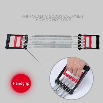 

Adjustable Strength Workout Muscle Training Hand Gripper Chest Expander Home Office Spring Exerciser Gym Arm Pull Up Detachable