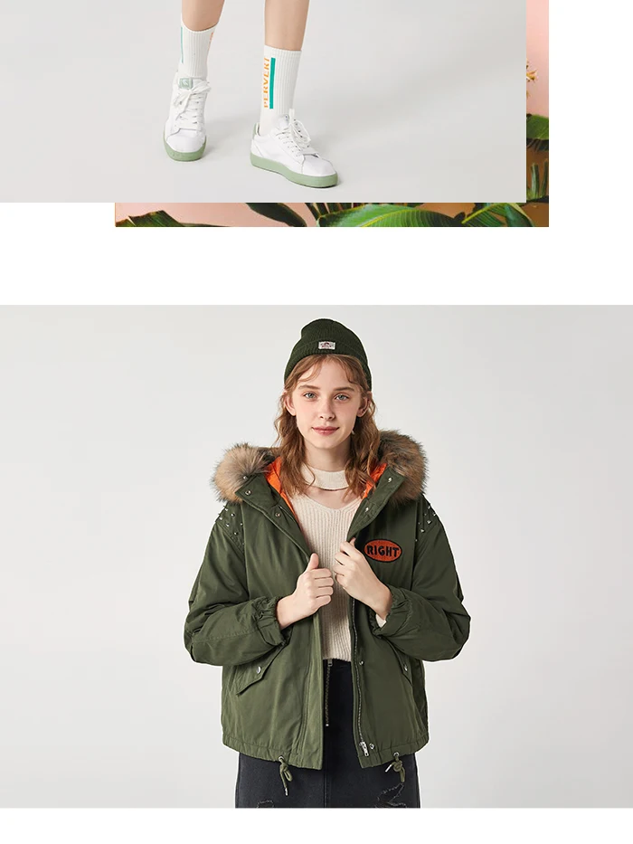 Женская хлопковая парка SEMIR s, новинка, Зимняя женская плотная короткая парка больших размеров