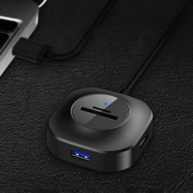 usb-концентратор, адаптер USB 3,0 концентратор Usb3.0 концентратор расширитель высокоскоростной USB сплиттер портативный удлинитель концентратор данных совместимый для книги