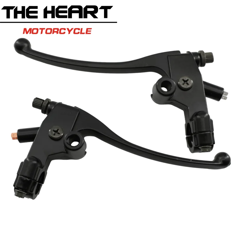 Motorcycle Front Left Brake Clutch Lever Lens Bracket Master Cylinder