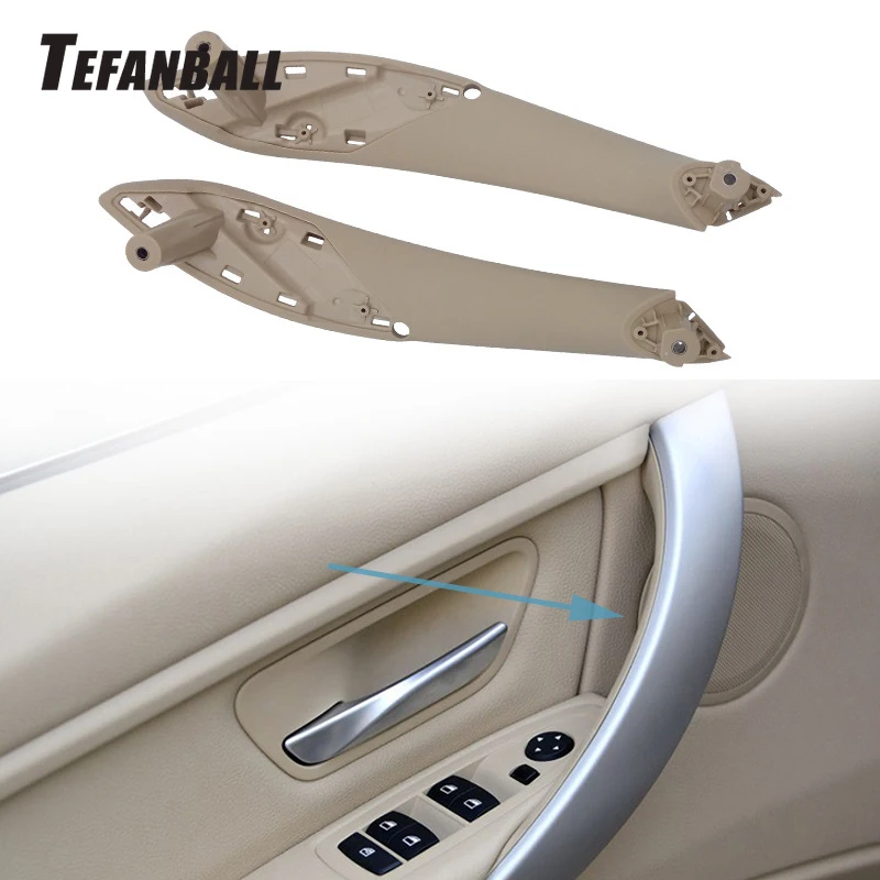 

Car Left Right Interior Inner Door Armrest Panel Handle Pull Trim Cover for BMW 3 Series 2012-2018 F30 F34 F35 Car Accessories