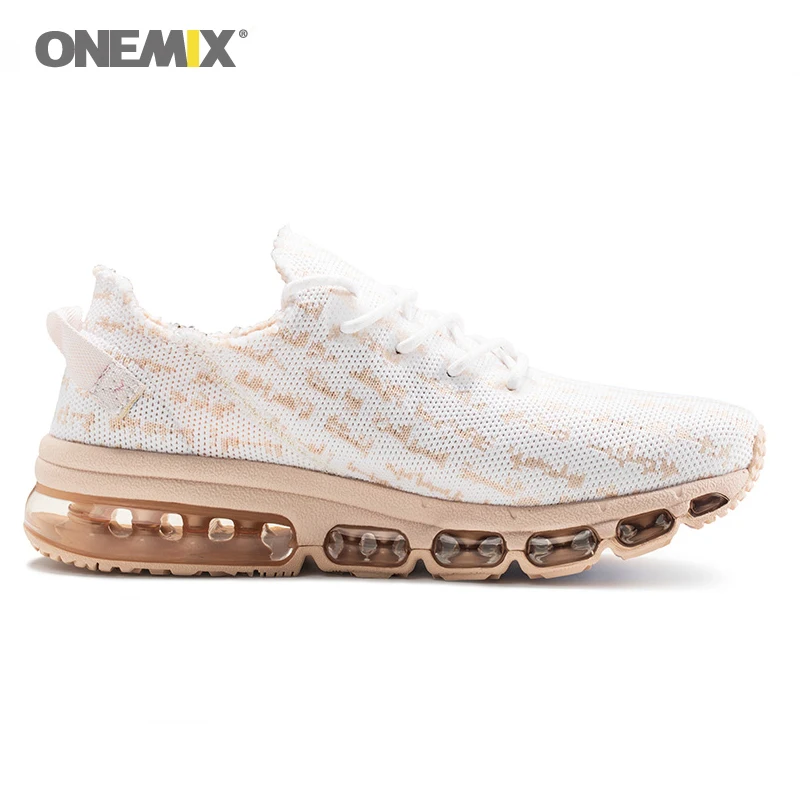 ONEMIX/кроссовки с воздушной подушкой; женские дышащие кроссовки для бега; легкие кроссовки с трикотажной сеткой; прогулочная обувь; женская обувь для тенниса