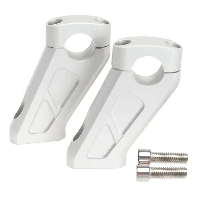 Handlebar Risers Bar Kit Mount Handle Clamp For BMW R1200GS Adventure 2008 2009 2010 2011 2012 2013 Motorcycle Silver