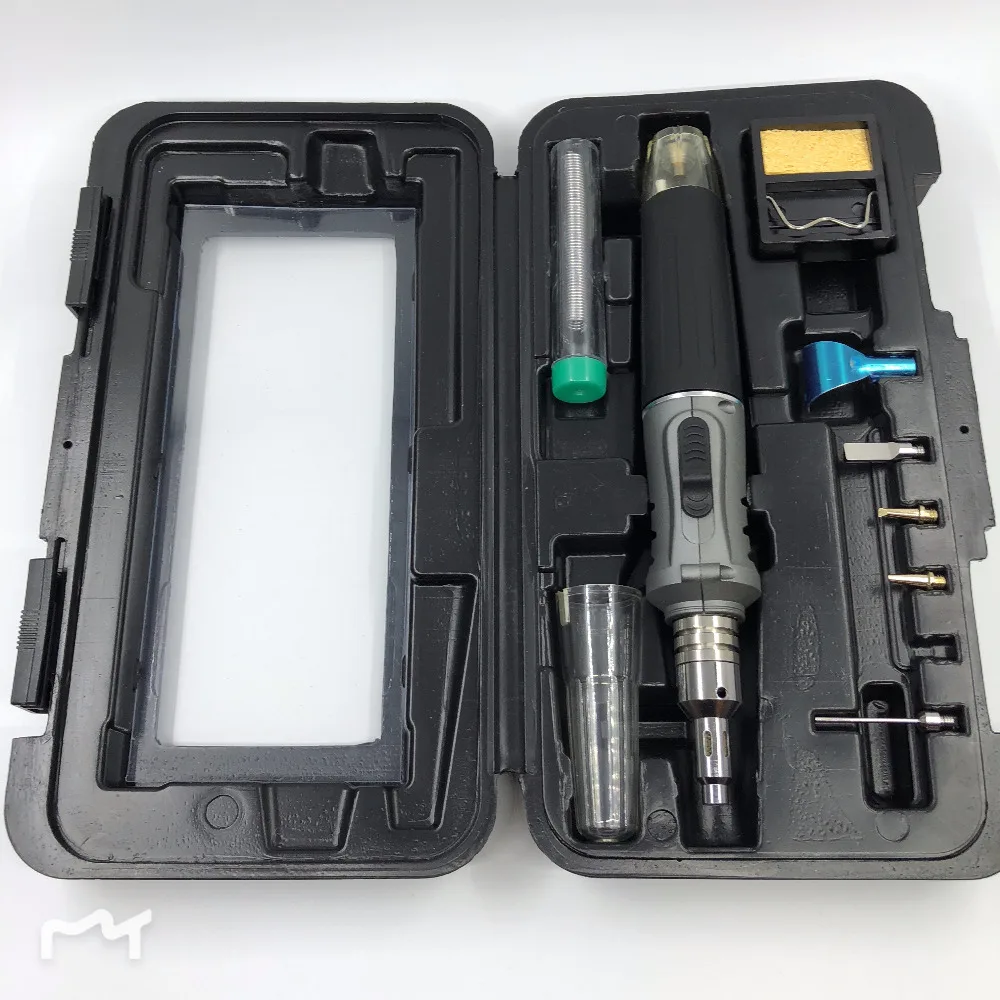 Welding soldering iron tool kit 10 in 1 soldering iron set butane gas blowing torch kit Welding soldering iron tool kit 10 in 1 soldering iron set butane gas blowing torch kit