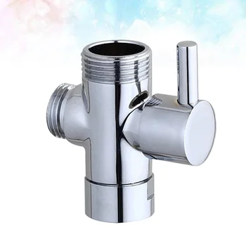

1/2 Inch Three-Way Bathroom Angle Valve Shower Arm Diverter Valve for Handshower Switch Water Flow