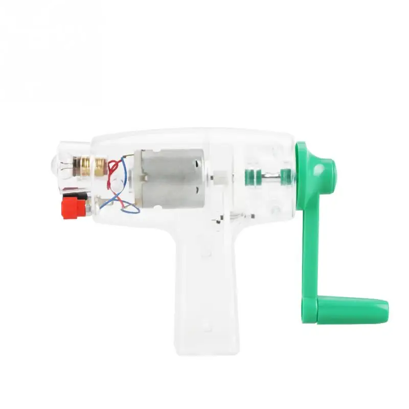 

ABS Hand Crank Driven Electricity Generator Mechanical Emergency Power Supply 6.3V