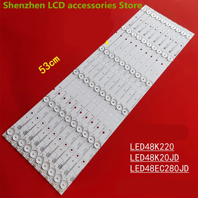 Per Hisense Led48K20Jd Striscia Lampada Substrato In Alluminio 48 Pollici Hisense Tv Retroilluminazione 53Cm 6Led 100% Nuovo