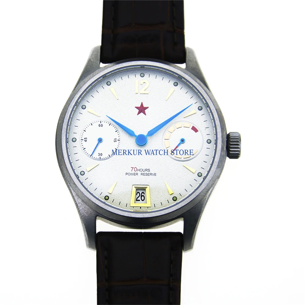 Мужские механические часы пилот AD30 Red Star 1963 флигер ручная работа военный резерв