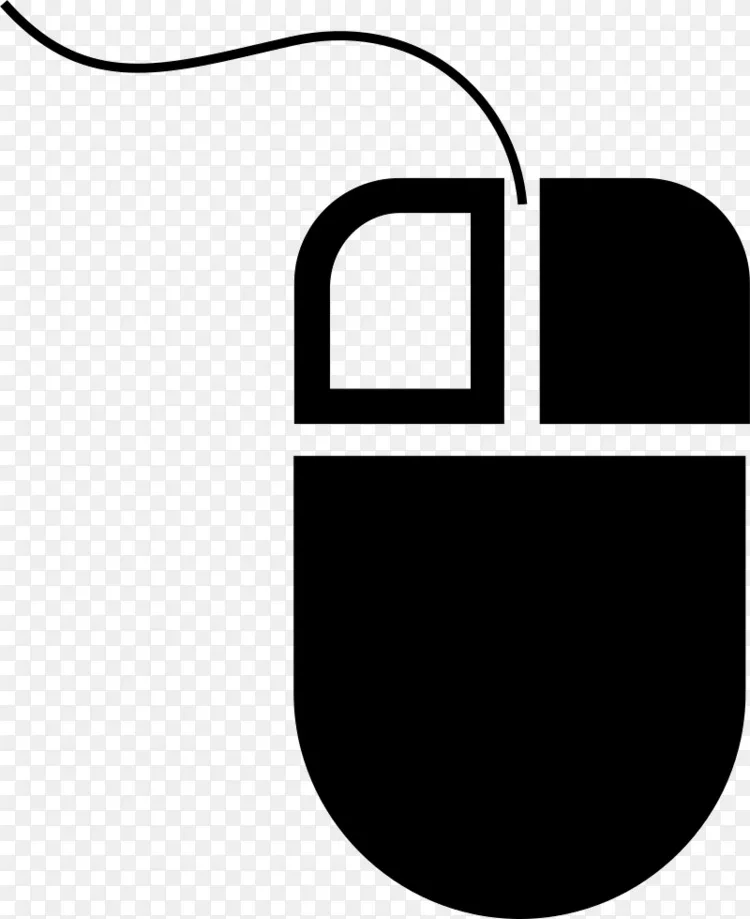 计算机鼠标按钮指针计算机图标点和点击-计算机鼠标