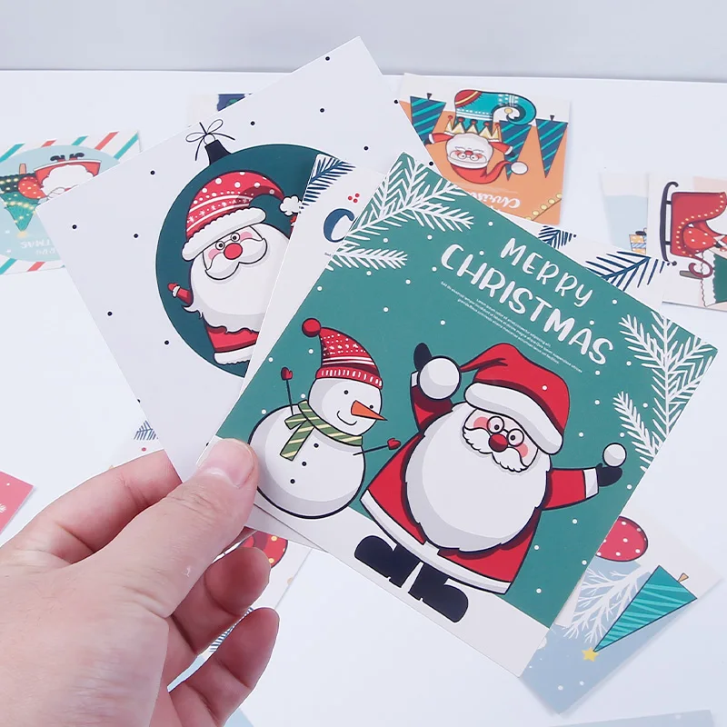Details about   30pcs Merry Christmas Cartoon Xmas Postcards Post Cards Posters Greeting Cards 