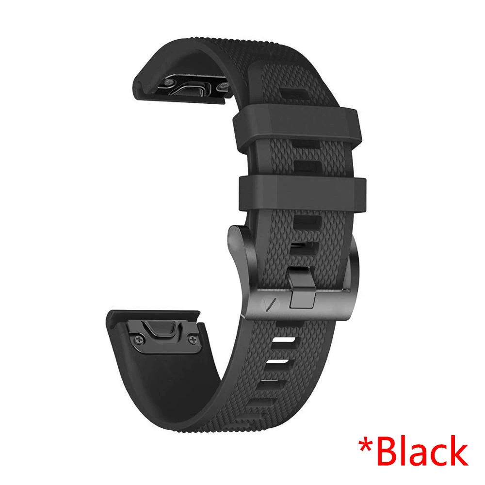 26 22MM Official Watchband for Garmin Fenix 7 7X Epix/Coros VERTIX/VERTIX 2 Watch Quick Release Silicone Easyfit Wristband Strap 