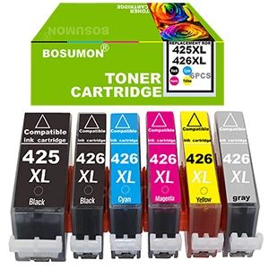 PGI-425 CLI-426 чернильные картриджи для canon PGI425 CLI426 PGI 425 CLI 426 для MG5240/5140/6140/8140/IP4840/MX884/IX6540 - Цвет: Черный