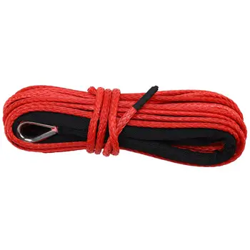 

Offroading Winch Rope1/4 Inch x 50 Feet Synthetic Winch Rope for 4x4/ATV/Etc